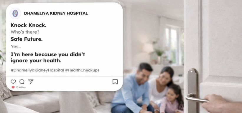 Best kidney hospital in Surat Dhameliya Kidney Hospital & Stone Center Urologist for kidney checkup in Surat Affordable health checkup packages in Surat World Health Day 2026 theme and activities" "Early signs of kidney problems in urine" "How to improve kidney health naturally" "Importance of drinking water for urine health" "Chronic kidney disease prevention tips" World Health Day 2026, Kidney Health, Urine Health, Dhameliya Kidney Hospital & Stone Center World Health Day 2026: Priority for Kidney Health & Urine Health Celebrate World Health Day 2026 with a focus on Kidney Health and Urine Health. Expert tips on kidney care and health checkups from Dhameliya Kidney Hospital. "On World Health Day 2026, prioritizing your Kidney Health and Urine Health is the most important step towards a disease-free life. Dhameliya Kidney Hospital & Stone Center is committed to raising awareness about these vital organs this April 7th."