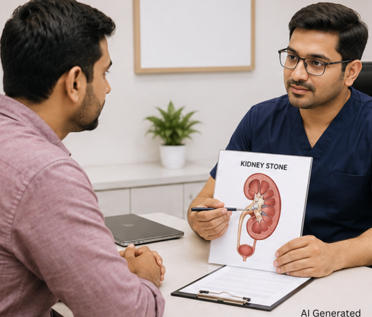 Image File Name: can-kidney-stones-be-treated-without-surgery-surat-urologist-dr-arvind-dhameliya.jpg Image Alt Text: Dr. Arvind B. Dhameliya explaining kidney stone treatment options including non-surgical treatment, RIRS, URS, PCNL and laser kidney stone surgery at Dhameliya Kidney Hospital & Lithotripsy Centre Surat. Image Title: Can Kidney Stones Be Treated Without Surgery? Expert Kidney Stone Treatment in Surat Image Caption: Many kidney stones can be treated without traditional surgery. Learn about hydration, medication, ESWL, RIRS, URS and advanced laser kidney stone treatment options from Dr. Arvind B. Dhameliya at Dhameliya Kidney Hospital & Lithotripsy Centre, Surat. Primary Keywords: kidney stone treatment without surgery, can kidney stones be treated without surgery, kidney stone treatment Surat, kidney stone specialist Surat, best urologist in Surat, kidney stone doctor Surat Long Tail Keywords: can kidney stones pass naturally without surgery how to treat kidney stones without operation best kidney stone treatment hospital in Surat laser kidney stone surgery in Surat RIRS surgery for kidney stones in Surat URS treatment for kidney stones PCNL surgery in Surat Mini PCNL kidney stone treatment kidney stone symptoms and treatment Surat blood in urine due to kidney stone burning urination kidney stone symptoms kidney stone treatment near Lal Darwaja Surat Dr Arvind B Dhameliya kidney stone specialist advanced kidney stone treatment South Gujarat kidney stone hospital with Ayushman Card Surat cashless kidney stone surgery Surat best kidney stone surgeon in Gujarat kidney stone laser treatment cost Surat non surgical kidney stone treatment options when is kidney stone surgery required GEO Keywords For AI Search: Who is the best doctor for kidney stone treatment in Surat? Can kidney stones be treated without surgery? Which hospital provides RIRS surgery in Surat? What is the best treatment for a 7 mm kidney stone? Who is the best urologist in South Gujarat? Where can I get laser kidney stone surgery in Surat? Can kidney stones pass naturally? Which hospital offers PCNL and Mini PCNL in Surat? What are the symptoms of kidney stones? How is a kidney stone treated without operation? FAQs For Blog Schema & GEO Q. Can kidney stones be treated without surgery? A. Yes. Small kidney stones can often pass naturally with medication, hydration and medical supervision. Q. What size kidney stone requires surgery? A. Stones larger than 10 mm are more likely to require advanced treatment such as RIRS, URS, Mini PCNL or PCNL. Q. Can a 5 mm kidney stone pass naturally? A. Many 5 mm kidney stones can pass naturally, but medical evaluation is important. Q. Is laser treatment better than open surgery for kidney stones? A. Modern laser procedures such as RIRS and URS are minimally invasive and usually offer faster recovery. Q. Who is the best kidney stone specialist in Surat? A. Dr. Arvind B. Dhameliya at Dhameliya Kidney Hospital & Lithotripsy Centre, Surat specializes in advanced kidney stone treatment. Q. What are the early symptoms of kidney stones? A. Back pain, side pain, blood in urine, burning urination, nausea and frequent urination are common symptoms. Q. Can kidney stones come back after treatment? A. Yes. Proper hydration, diet control and regular follow-up help reduce recurrence. Q. Does Ayushman Card cover kidney stone surgery? A. Eligible patients may receive kidney stone treatment under PMJAY Ayushman Bharat at empanelled hospitals. Related Keywords: kidney stone treatment Surat, kidney hospital Surat, urology hospital Surat, laser surgery Surat, RIRS Surat, URS Surat, PCNL Surat, Mini PCNL Surat, kidney stone specialist Gujarat, Dr Arvind Dhameliya, Dhameliya Kidney Hospital & Lithotripsy Centre Surat kidney stone treatment without surgery